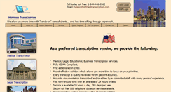 Desktop Screenshot of hoffmantranscription.com